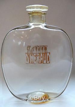 Rene Lalique / Ancien Flacon De La Parfumerie Dheraud A Paris
