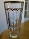 SAINT LOUIS 1 ANCIEN VERRE SHOT CRISTAL REHAUSSE A L'OR EXCELLENCE GOLD 10,5 cm