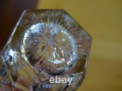 SAINT LOUIS 1 ANCIEN VERRE SHOT CRISTAL REHAUSSE A L'OR EXCELLENCE GOLD 10,5 cm