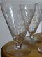 SAINT LOUIS 6 ANCIENS VERRES A VIN BLANC CRISTAL MODELE ASTRID ART DECO ht 9 cm