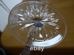 SAINT LOUIS CRISTAL TAILLER 4 ANCIENNES GRANDES FLUTES A CHAMPAGNE ht 21 cm