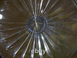 ST LOUIS 4 ANCIENS VERRES A VIN COULEUR ROEMER CRISTAL COULEUR JAUNE ht 18,5 cm