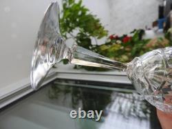 ST LOUIS 5 anciens verres de table en cristal taille modèle MASSENET h. 14 cm