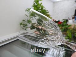 ST LOUIS 5 anciens verres de table en cristal taille modèle MASSENET h. 14 cm