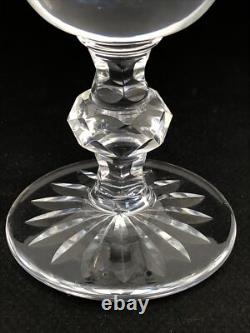 SUBLIME 2 anciens VERRES A VIN CRISTAL LORRAINE modèle Empire 14 cm NO BACCARAT