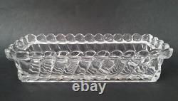 SUBLIME ancienne GRANDE BOITE en CRISTAL signé BACCARAT modèle BAMBOU TORS