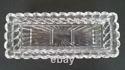 SUBLIME ancienne GRANDE BOITE en CRISTAL signé BACCARAT modèle BAMBOU TORS
