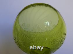 Saint Louis 4 Anciens Verres A Vin Du Rhn En Cristal Vert Modele Metra Saint Louis 4 Anciens Verres A Vin Du Rhn En Cristal Vert Modele Metra