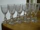Saint Louis 9 Anciens Verres A Liqueur Cristal Modele A Gravure Guilloche