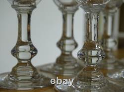Saint Louis 9 Anciens Verres A Liqueur Cristal Modele A Gravure Guilloche