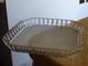 Saint Louis Ancien Plateau Carre Service Liqueur Cristal Gravure Givre Or Dorure