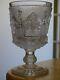 Saint Louis Ancien Verre A Eau Cristal Mouler Sablee Gothique 1840 Charles X