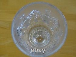 Saint Louis Ancien Verre A Eau Cristal Mouler Sablee Gothique 1840 Charles X