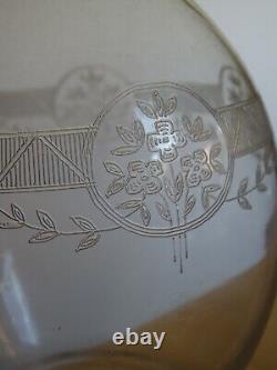 Saint Louis Ancienne Carafe A Eau En Cristal Modele Ligier Decor N°130 Art Deco