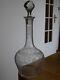 Saint Louis Ancienne Carafe A Vin Cristal Gravure Modele Metz Epoque 1920