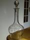 Saint Louis Ancienne Carafe A Vin En Cristal Modele Gravure Florale Art Nouveau