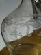 Saint Louis Ancienne Carafe A Vin En Cristal Modele Gravure Florale Art Nouveau