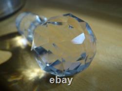 Saint Louis Ancienne Carafe A Vin En Cristal Modele Gravure Florale Art Nouveau