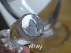 Saint Louis Ancienne Carafe A Vin Ou Eau Cristal Gravure Modele Vendome 1920