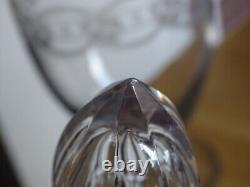 Saint Louis Ancienne Carafe A Vin Ou Eau Cristal Gravure Modele Vendome 1920