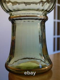 Saint Louis Ancienne Carafe Vert A Liqueur Cristal Gold Gravure Art Nouveau