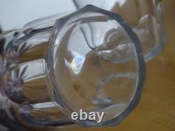 Saint Louis Ancienne Paire Carafes Cave A Liqueur Cristal Tailler Caton 19 Eme