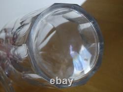 Saint Louis Ancienne Paire Carafes Cave A Liqueur Cristal Tailler Caton 19 Eme