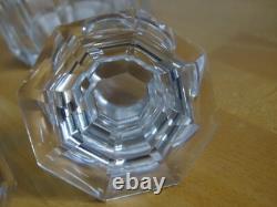 Saint Louis Ancienne Paire Carafes Cave A Liqueur Cristal Tailler Caton 19 Eme