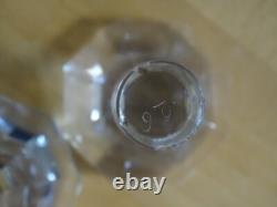 Saint Louis Ancienne Paire Carafes Cave A Liqueur Cristal Tailler Caton 19 Eme