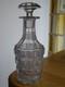 Saint Louis Charles X Ancienne Carafe Liqueur En Cristal Mouler Epoque 1830