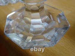 Saint Louis Charles X Ancienne Carafe Liqueur En Cristal Mouler Epoque 1830