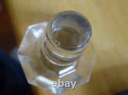 Saint Louis Charles X Ancienne Carafe Liqueur En Cristal Mouler Epoque 1830