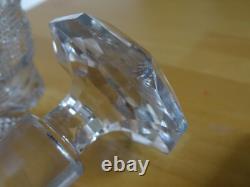 Saint Louis Charles X Ancienne Carafe Liqueur En Cristal Mouler Epoque 1830