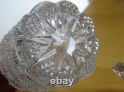 Saint Louis Charles X Ancienne Carafe Liqueur En Cristal Mouler Epoque 1830