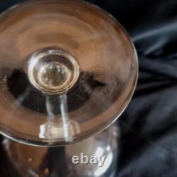 Serie De 8 Anciennes Coupes A Champagne En Cristal Val Saint Lambert