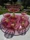 Service &Agrave; Fruit En Cristal Et Ouraline Ancienne Antique Baccarat Fruit