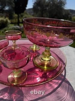 Service À Fruit En Cristal Et Ouraline Ancienne Antique Baccarat Fruit Service À Fruit En Cristal Et Ouraline Ancienne Antique Baccarat Fruit