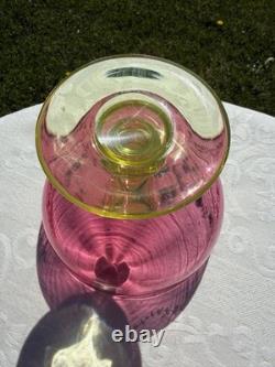 Service À Fruit En Cristal Et Ouraline Ancienne Antique Baccarat Fruit