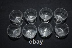 Service à liqueur ancien, cristal de Saint Louis modèle DIAMANT, carafe verres
