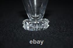 Service à liqueur ancien, cristal de Saint Louis modèle DIAMANT, carafe verres