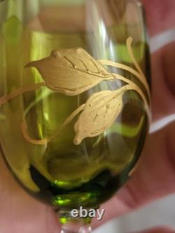 Service à liqueur/apéritif en cristal Baccarat, Doré, Ancienne