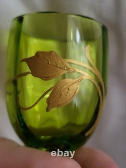 Service à liqueur/apéritif en cristal Baccarat, Doré, Ancienne