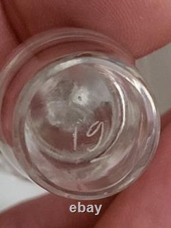 Service à liqueur/apéritif en cristal Baccarat, Doré, Ancienne