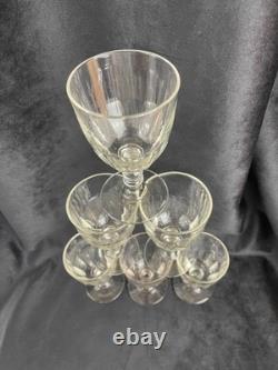 Service de 6 Verres Baccarat Modèle Médicis Cristal Ancien Français XIXe