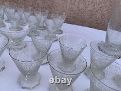 Service de verres avec pichet ancien 3 tailles