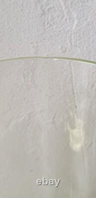 Service orangeade ouraline ancien verre vert jaune ancien art deco nouveau 1900