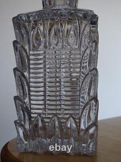 St Louis 1840 Ancienne Carafe A Liqueur Cristal Mouler