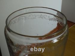 St Louis 1 Ancien Pot A Biscuits En Cristal Modele Micado Epoque 1920