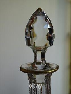 St Louis Ancienne Petite Carafe A Liqueur Ou Aperitif Cristal Modele Apollo Gold