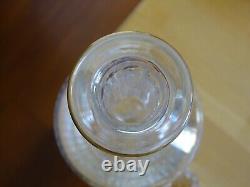 St Louis Ancienne Petite Carafe A Liqueur Ou Aperitif Cristal Modele Apollo Gold
